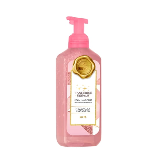 Jabón Hello Beauty De Espuma Para Manos Aroma Mandarina