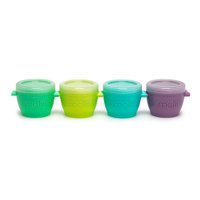Melii - Utensilio Para Alimentación Pack De 4 Contenedores 118 Ml Multicolor