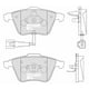 thumbnail image 2 of Pastillas Freno para auto Seat León 2005-2012 Delantero, 2 of 4