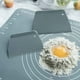 thumbnail image 4 of 2pcs Bench Scraper, Flexible Plastic Multipurpose Kitchen Pastry Cutter Tool, Food Scrapers For Bread Dough Baking Cake Fondant Icing, 4 of 4