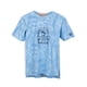 thumbnail image 1 of Polera Niño Manga Corta Estampado Tie-Dye Celeste Pillin, 1 of 3