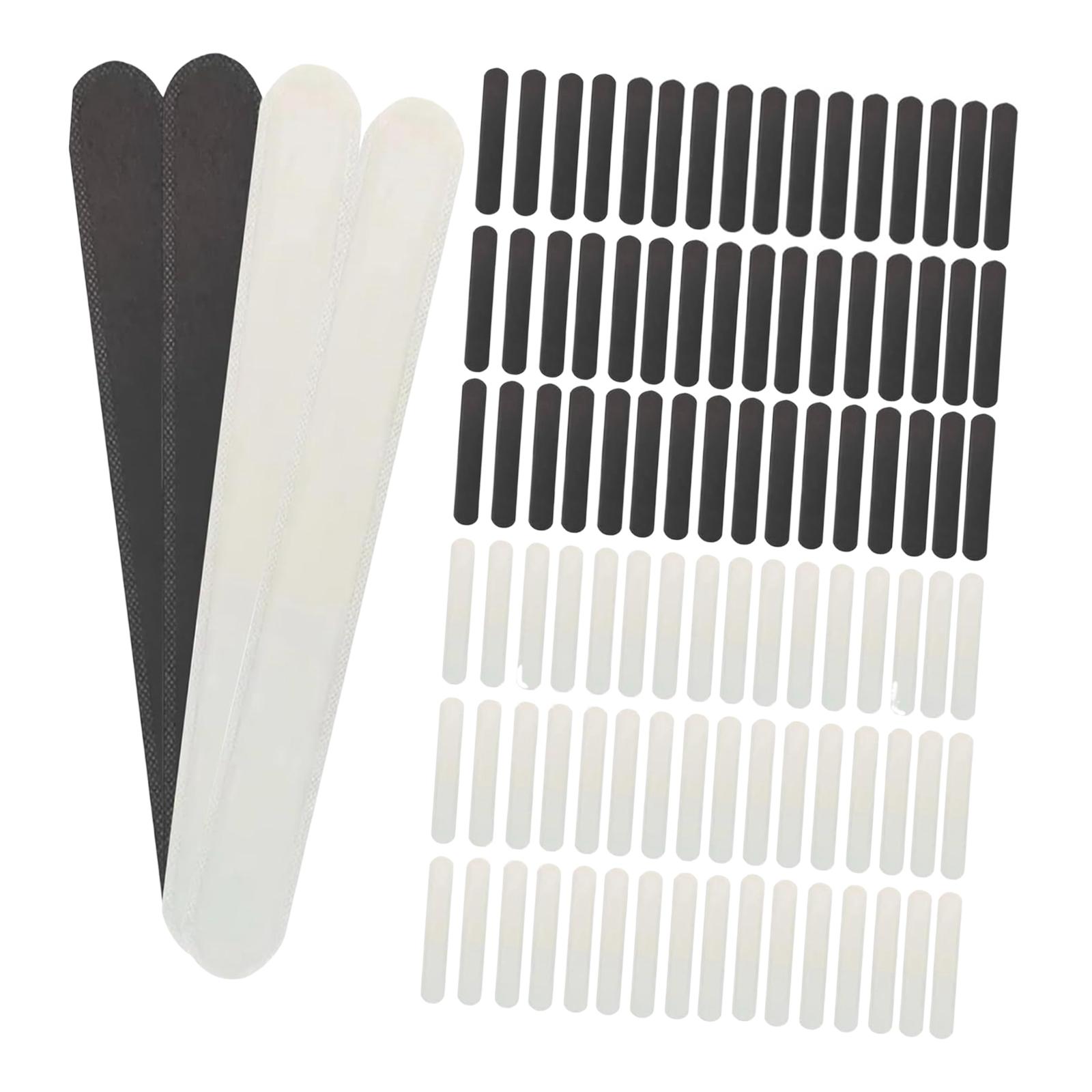 Magideal - 100 Almohadillas Absorbentes Para El Sudor De Gorras, Parches Con Respaldo De Cinta Para Evitar Manchas Y Protección Contra El Sudor Para Gorras De