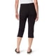 thumbnail image 3 of Pantalones Gloria Vanderbilt Amanda Capri Jean Negro, 3 of 3