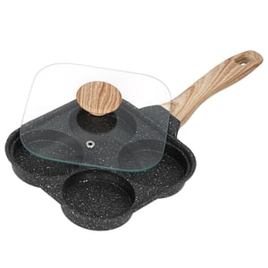 Bothyi - Sartén Para Huevos, Sartén Para Huevos, Máquina Para Hacer Desayuno Con Mango Largo Para Filete Plett