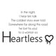 thumbnail image 1 of Decomural Kanye West Heartless Song Lyrics WS-40961, 1 of 2
