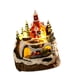 thumbnail image 1 of Figura De Resina De Casa De Pueblo De Navidad Para Mesa De Café, Estantería De Interior, Papá Noel, 1 of 3