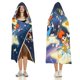 thumbnail image 3 of Pájaro Loco Manta Capa con Capucha Anti-Bolitas, Manta de Lana Ártica Suave, Manta Portátil de Felpa Ligera y Lujosa, Poncho para Siesta en Casa y Oficina, 100*130cm, 3 of 6
