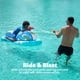 thumbnail image 3 of Flotador inflable para piscina con moto acuática para niños con pistola de agua Sloosh, 3 of 8