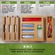 thumbnail image 4 of Organizador de cajones de cocina Woodenhouse 9 en 1 con dispensador de bolsas y papel de aluminio, 4 of 8