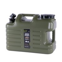 Magideal - Contenedor De Agua Cubo De Agua Con Grifo Tanque De Agua Portador De Agua Portátil De Gran Capacidad Jarra De Agua Para Acampar Gimnasio Montar Barbac 18.5L