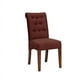 thumbnail image 2 of Silla Oviedo Tela Velvet Chocolate, 2 of 2