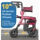 thumbnail image 3 of Andadores plegables para personas mayores con asiento HOMLAND R12 de 300 libras, 3 of 9