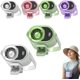 thumbnail image 1 of Ventilador clip coche aire acondicionado USB recargable LED 360° rotación coche oficina camping, 1 of 8
