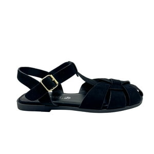 Todopiel - Sandalia Cangrejera Mujer Negro Zb063