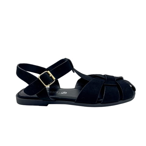 Todopiel - Sandalia Cangrejera Mujer Negro Zb063