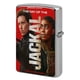 thumbnail image 1 of El día del chacal-theme Copper Metal Lighter Shell, Premium Replacement Refillable Lighter Case with Durable Metal Construction, Compatible with Zippo and Most Standard Lighter Models, 1 of 6