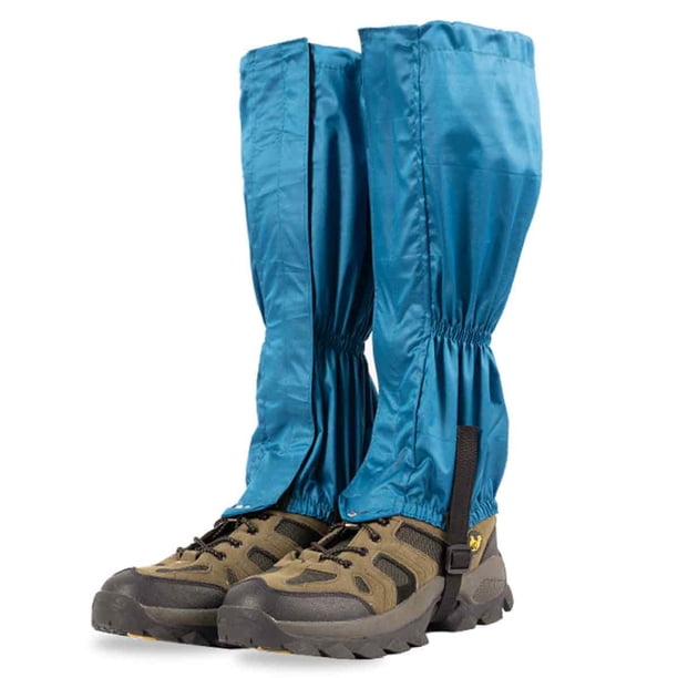 Polainas impermeables, ligeras y ajustables para botas de nieve, ideales para senderismo, caminatas, caza, mochilerismo, esquí y montañismo.