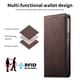 thumbnail image 2 of Funda Billetera de Cuero para [iPhone 12], Bloqueo RFID, Tarjetas y Soporte Café, 2 of 5