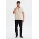 thumbnail image 4 of Polera Hombre Textura Cierre Polo Beige, 4 of 4