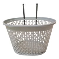 Magideal - Cesta Para Bicicleta, Cesta Delantera Para Manillar De Bicicleta, Bicicleta De Equilibrio Multiusos, Cesta Desmontable Para Coche Eléctrico Para Perro Gris