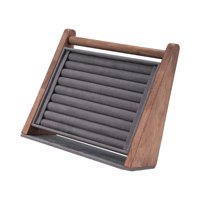 Ioensy - Soporte De Exhibición De Anillos, Organizador De Joyas Para Collares, Pulseras, Tocador Gris