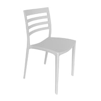 Silla Plástico Apilable Deco Nybro Blanca Escandinavia