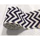 thumbnail image 3 of Cinta De Yute Azul Con Diseño Chevron 3 Rollos 13 7 M X 12 7 Cm, 3 of 5