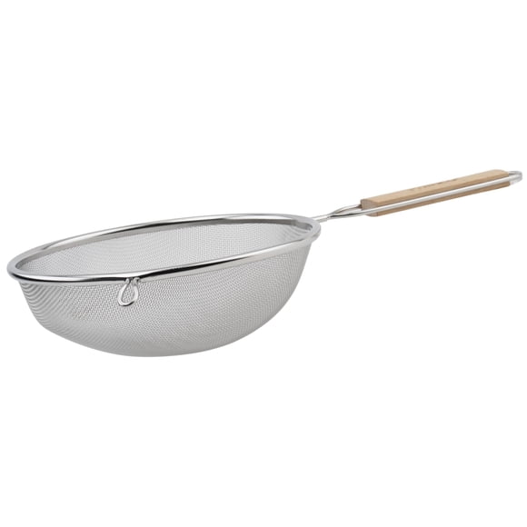 Colador Winco de malla fina única de acero inoxidable de 20 cm de diámetro