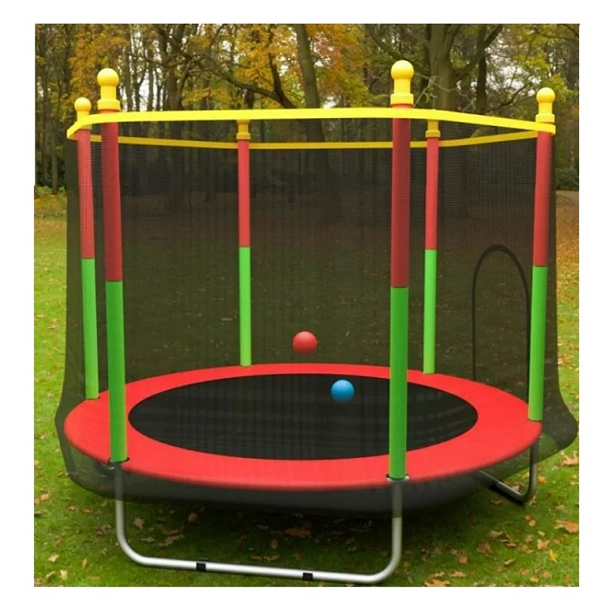 Joga - Mini Cama Elastica Roja Para Niños