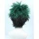 thumbnail image 5 of Disfraz corto de Cosplay Wig Linfairy para Halloween, negro y verde, 5 of 5