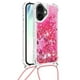 thumbnail image 5 of Funda FOXDOCK para iPhone 17 con Cuerda Ajustable, Brillo Líquido, Protección Antigolpes y Lente – Ideal para Regalo, 5 of 6