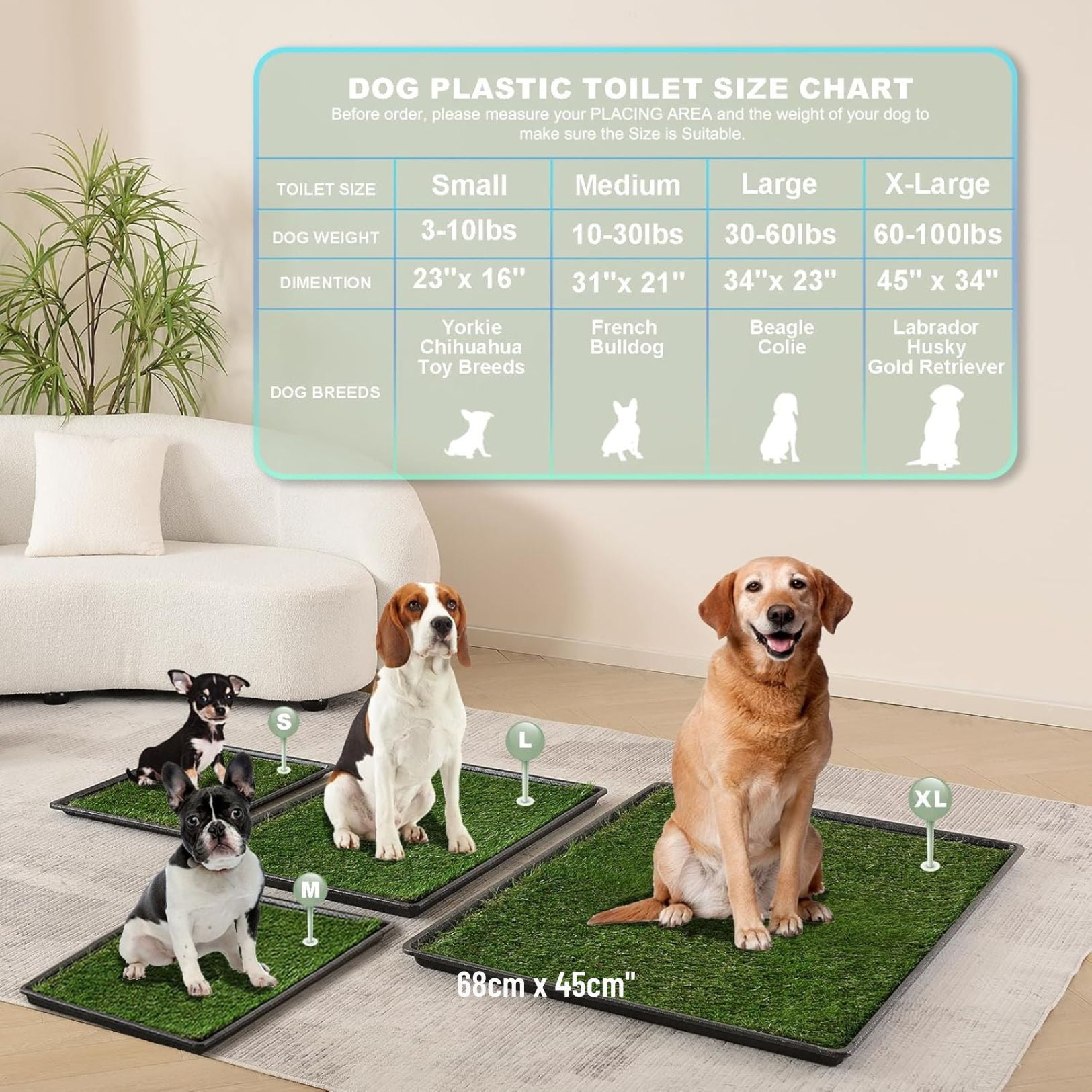 Movi - Baño Para Mascotas M (6 Kg) Entrenamiento Limpio Y Sin Estrés