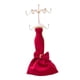 thumbnail image 4 of Soporte Organizador De Joyas Maniquí Colgante Terciopelo Para Anillo Inicio Falda Larga S, 4 of 5