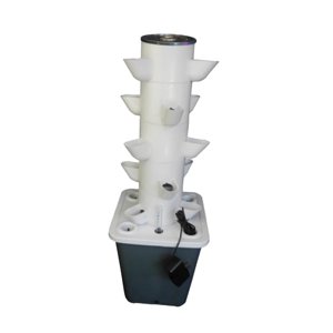 Magideal - Estante De Cultivo Hidropónico, Jardinera Vertical, Bomba De Agua, Manguera De Esponja, Circulación Automática, Material De Pvc, Adecuado Para Oficina, Cocina, Césped, Balcón, 15 Agujeros