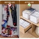 thumbnail image 3 of Organizador de ropa lavable para armario, 3 divisores de cajones, organizador de compartimentos, caja de almacenamiento para armario, cajón de ropa plegable, organizador de separación de malla para mu, 3 of 7