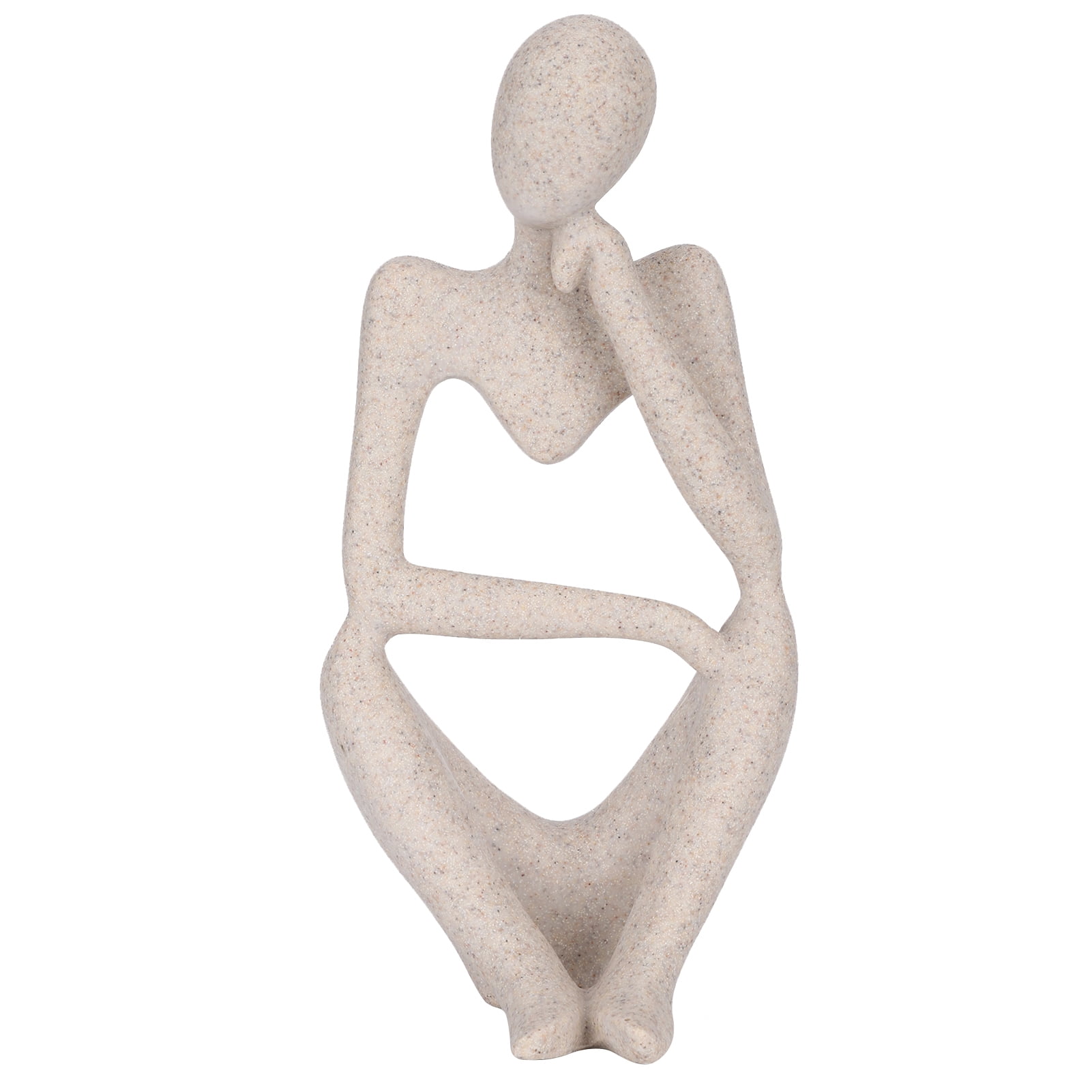 Escultura De Pensador De Resina, Estatua Abstracta, Figura Coleccionable, Decoración Para El Hogar, La Oficina Y El Escritorio