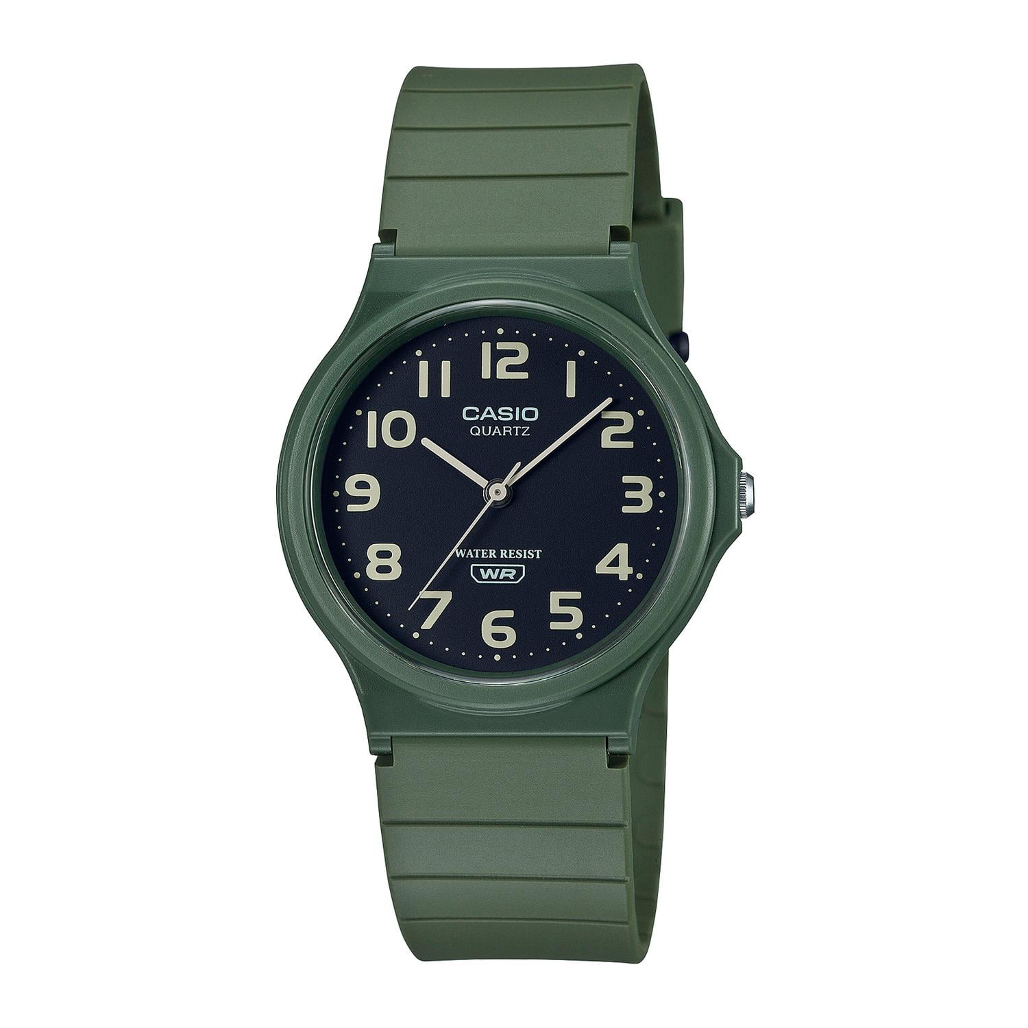 Reloj Casio Mq-24uc-3bdf Resina Hombre Verde Verde