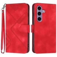 Funda Foxdock Para Samsung Galaxy S25 Plus – Tipo Libro Con Soporte, Billetera, Correa Y Diseño Elegante