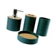 thumbnail image 1 of Juego De 4 Accesorios De Ba?o, Regalo De Inauguración De La Casa, Decoración De Ba?o, Taza De Enjuague Bucal, Verde Oscuro, 1 of 5