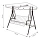thumbnail image 5 of Columpio de Terraza 3 Personas Beige 170x110x150 Cm, 5 of 6