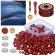 thumbnail image 1 of Kit de sellos de cera Yagugu - Conjunto de 357 piezas con perlas de cera, sello, calentador, cuchara y velas - Envoltorios vintage, cartas, manualidades, regalo (rojo vino), 1 of 6