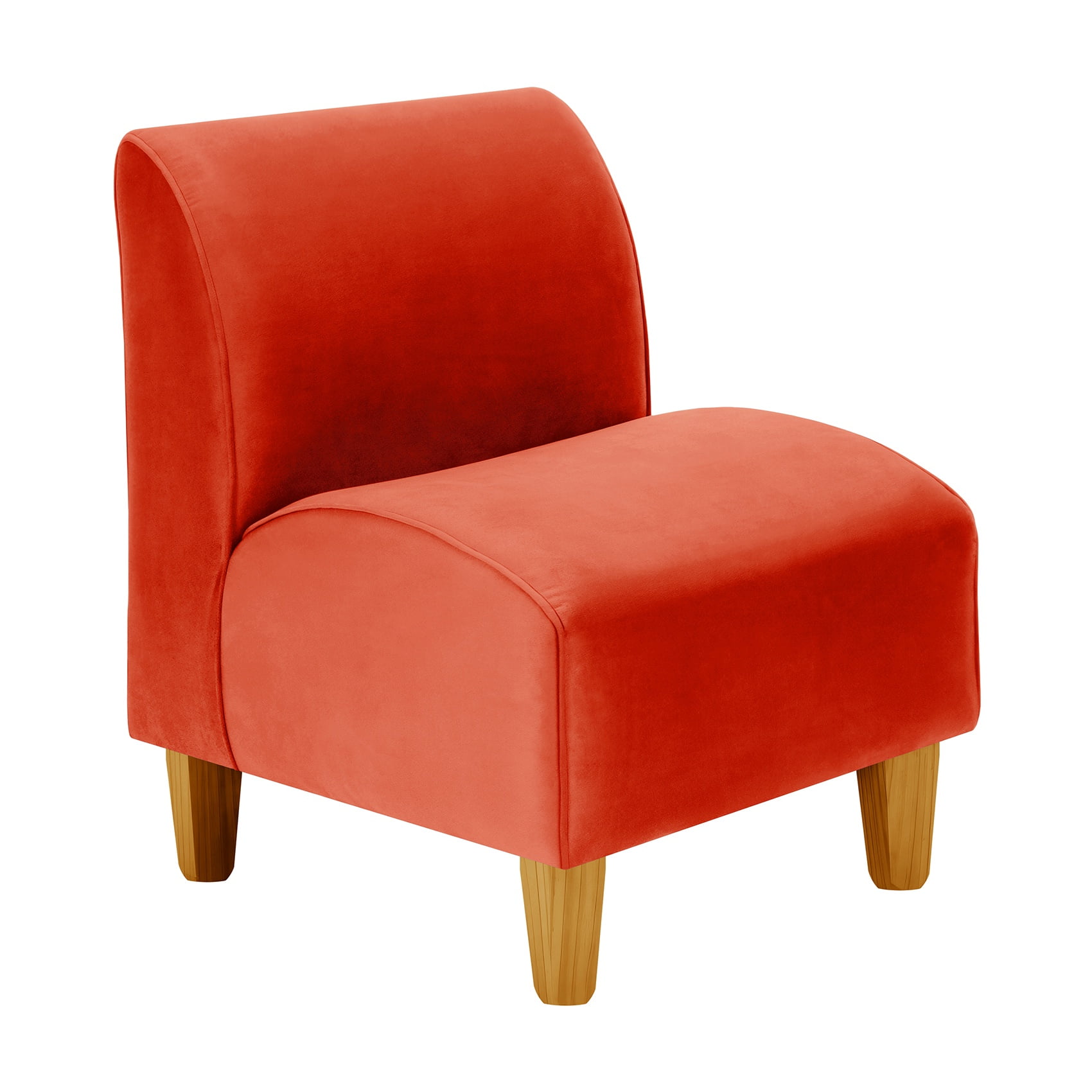 Bodevir - Poltrona Soft 1c Felpa 04 Naranja