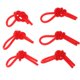 thumbnail image 4 of Juego de 6 piezas de vibración flexible con vibración de raqueta de tenis rojo, 4 of 5
