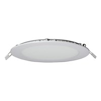Teimporta - Panel Led Foco Plafón Empotrado Redondo 18W 22Cm Luz Cálida Blanco