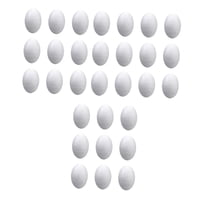 Bothyi - Huevos De Espuma Para Manualidades Huevos De Poliestireno Blanco Para Decorar Pintura Hecho A Mano 30 Piezas 6Cm