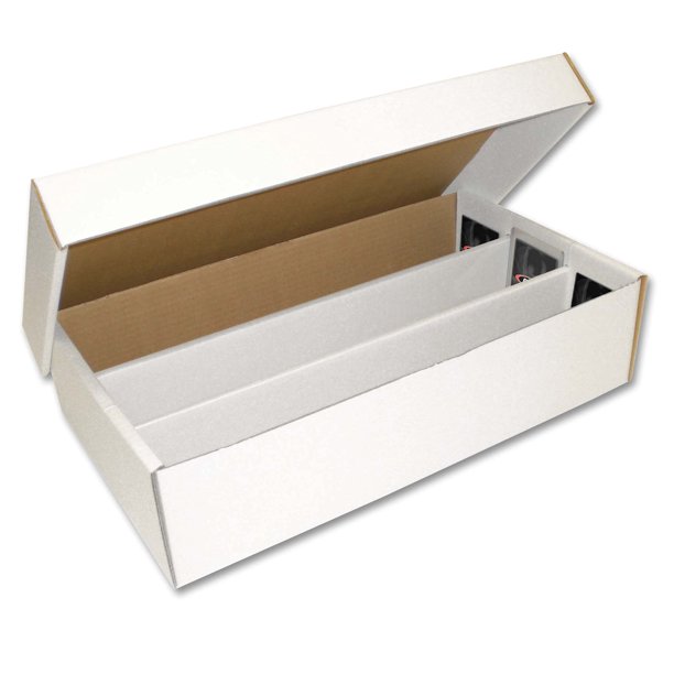 Caja de Almacenamiento BCW (paquete de 5) con capacidad para 3000 tarjetas, 25 × 10 × 46 cm