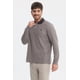 thumbnail image 2 of Polera Hombre Cuello Contraste Gris - ll, 2 of 4