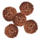 thumbnail image 4 of Orbes decorativos de la bola de mimbre de la rota de 5pcs los 7cm para el accesorio casero de la decoración del partido, 4 of 5