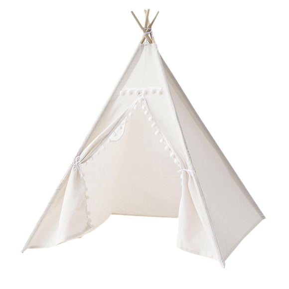 Tipi Para Niños, Sala De Juegos Estable, Casa De Juegos Para Sala De Estar, Dormitorio, Patio Trasero, Bola Blanca De 1,1 M