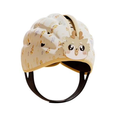 Bothyi - Casco Para Bebé, Gorro, Protector Suave Y Portátil Para Todas Las Estaciones, Para Niños Y Niñas, Color Marrón Claro